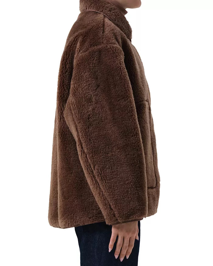 Astrid Sherpa Jacket by Citizens of Humanity, detail view