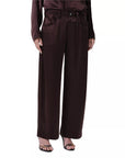 BRYNN TROUSER IN SATIN