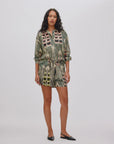 LANIA- IKAT COMBO SHORTS