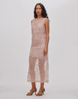 VITA SCRIBBLE LONG DRESS