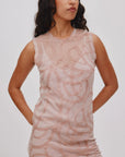 VITA SCRIBBLE LONG DRESS