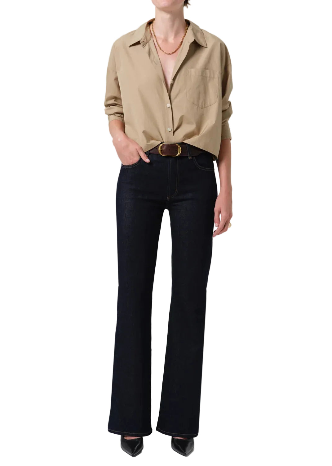 Lilah High Rise Bootcut Jean by Citizens of Humanity, side view