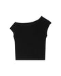 CASHMERE OFF SHOULDER TOP