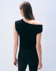 CASHMERE OFF SHOULDER TOP