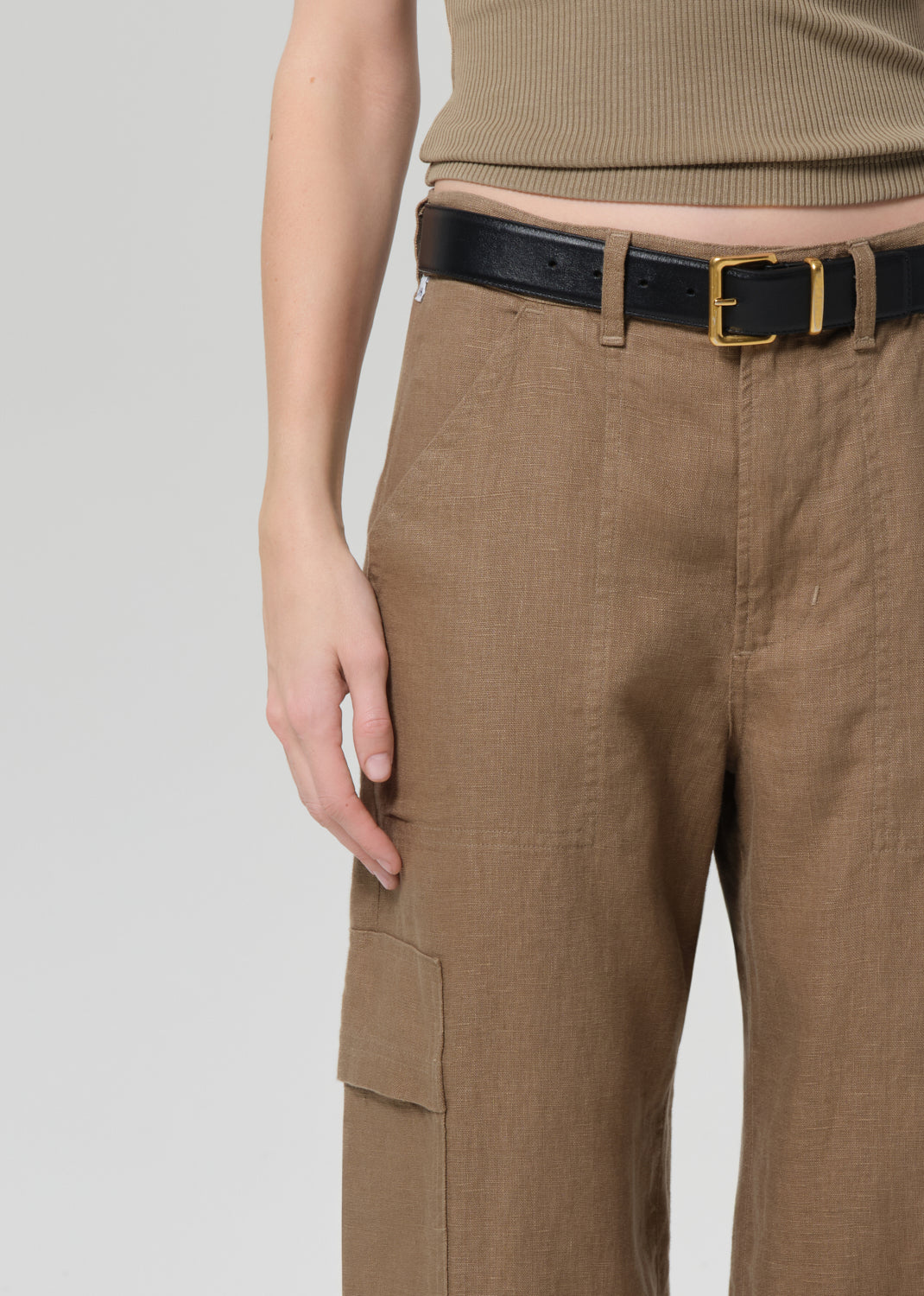 CIELA LINEN BALLOON UTILITY PANT