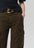 Esme Cargo Trouser by Citizens of Humanity in moss, detail view