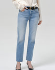 Savannah Cigarette Jean by Citizens of Humanity in sunlit, back view