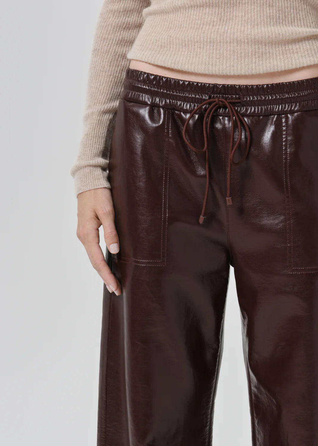 Rework Leather Pull On Pant by Citizens of Humanity, back view
