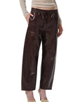 Rework Leather Pull On Pant by Citizens of Humanity, front view