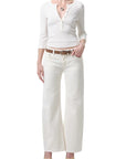 Nora Corduroy Trouser by Citizens of Humanity in pashmina, front view