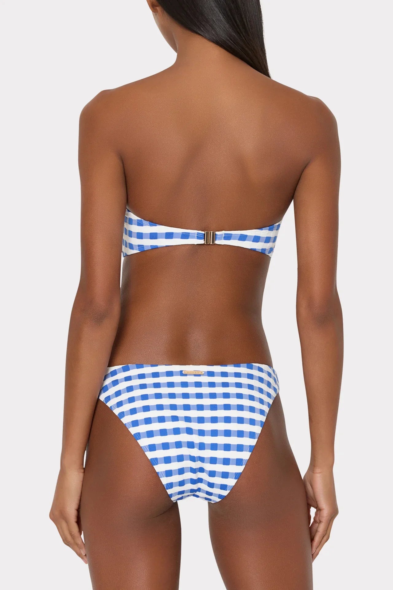 MARGOT JACQUARD COTTAGE BIKINI TOP