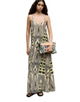 ANNEBETH - IKAT V-DRESS