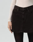 Trapeze Skirt by Citizens of Humanity in carob, back view