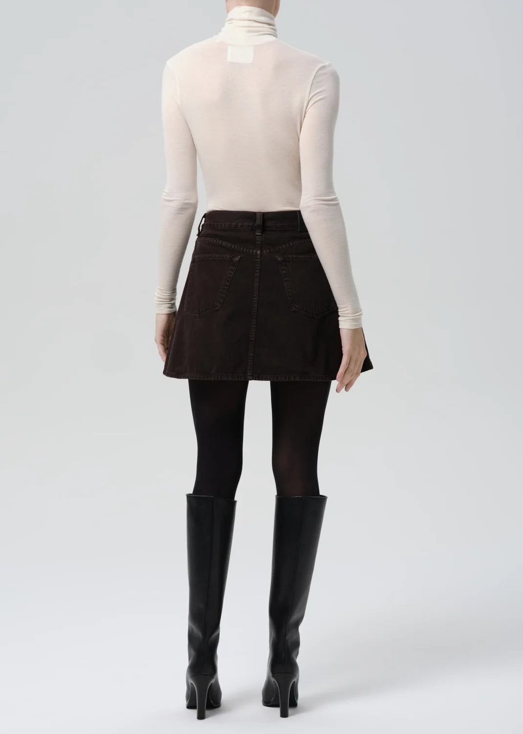 Trapeze Skirt by Citizens of Humanity in carob, styled view