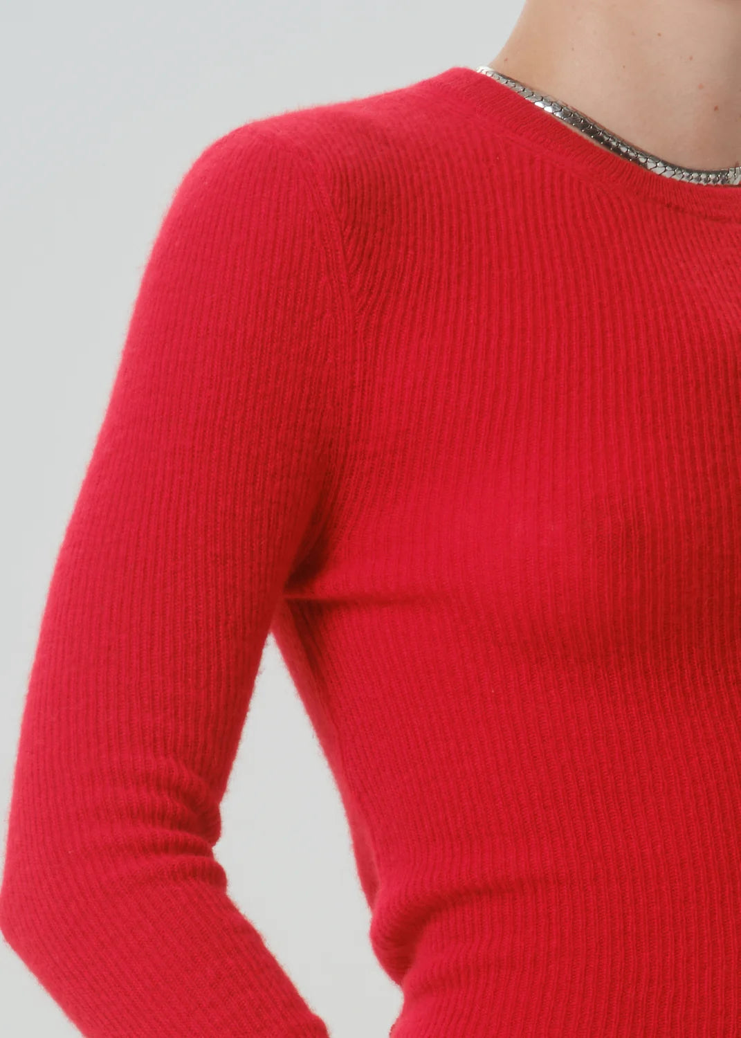 Alessia Crewneck Sweater by Citizens of Humanity in Amaranth, side view