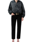 Barracuta Nylon Bubble Jacket by Citizens of Humanity in juniper, front view