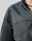 Barracuta Nylon Bubble Jacket by Citizens of Humanity in juniper, detail view