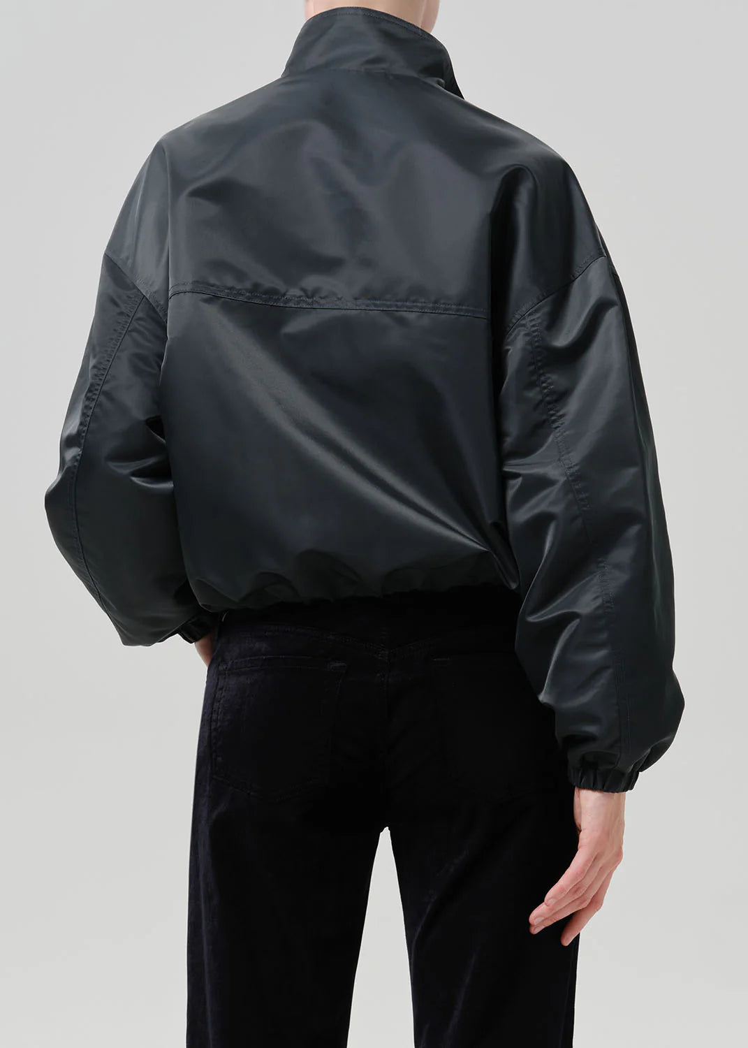 Barracuta Nylon Bubble Jacket by Citizens of Humanity in juniper, side view
