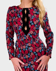 JINX C DRESS IN FOLLIUM ROUGE