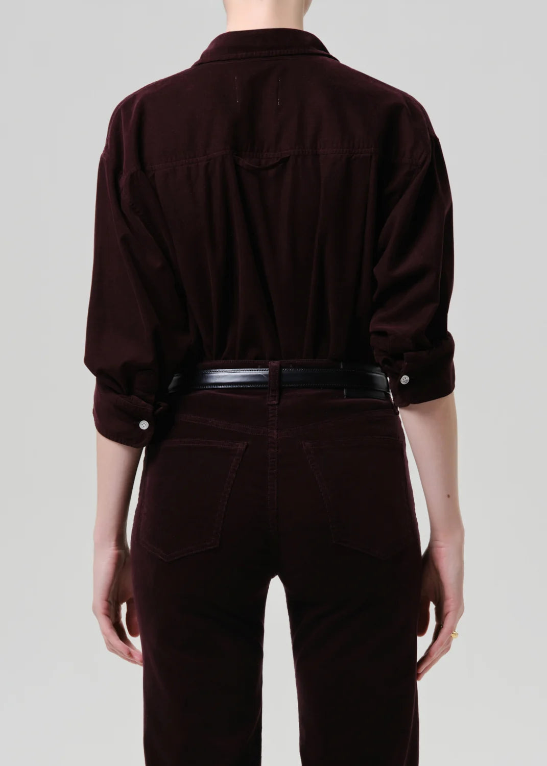 Kayla Corduroy Shirt by Citizens of Humanity, fabric detail