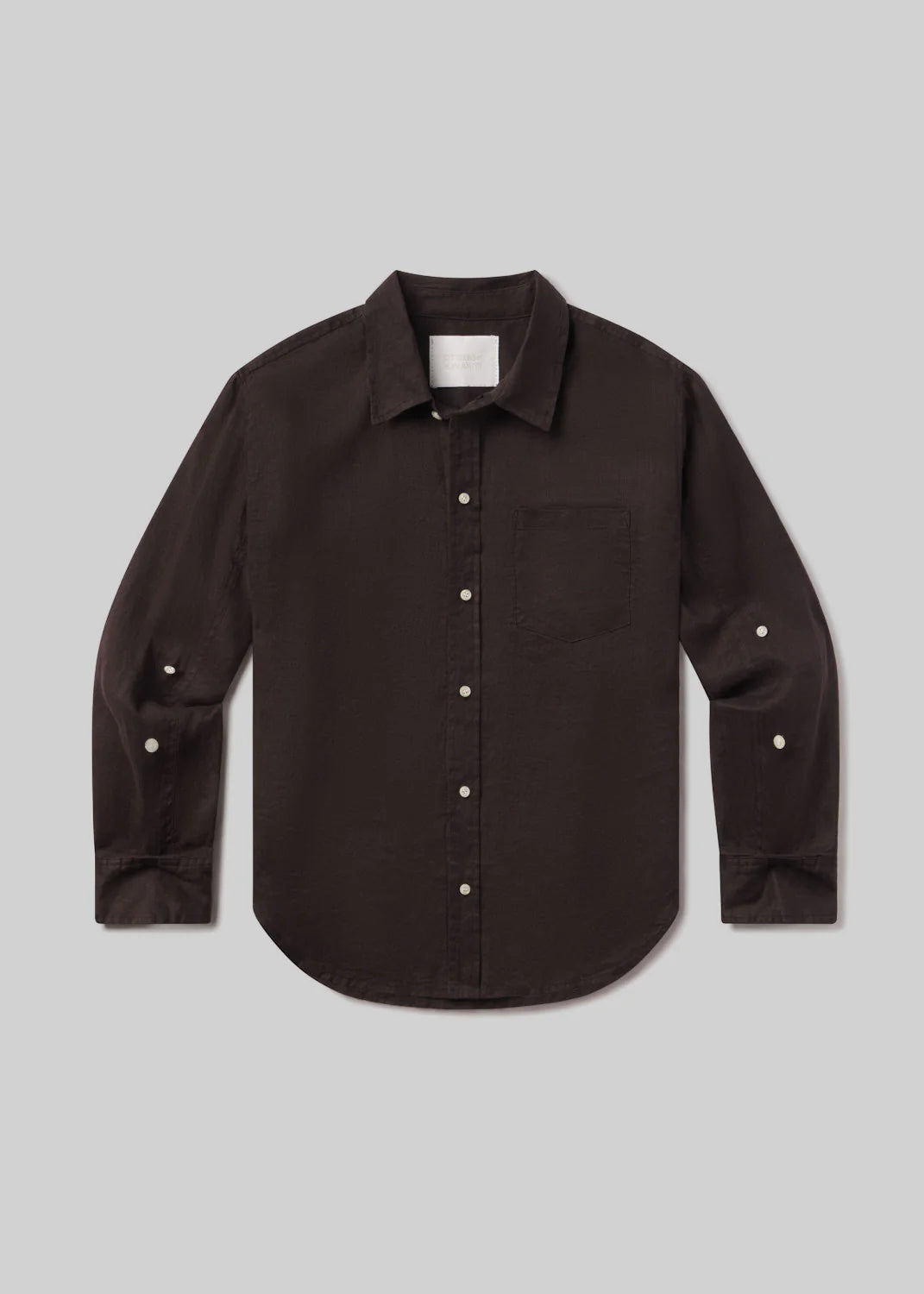 KAYLA SHRUNKEN LINEN SHIRT