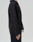 KAYLA SHRUNKEN LINEN SHIRT