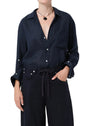 KAYLA SHRUNKEN LINEN SHIRT