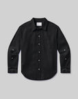 KAYLA SHRUNKEN LINEN SHIRT