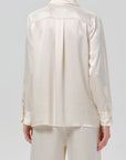 Tullah Satin Shirt by Citizens of Humanity, styled view