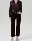 Tullah Satin Shirt by Citizens of Humanity, side view