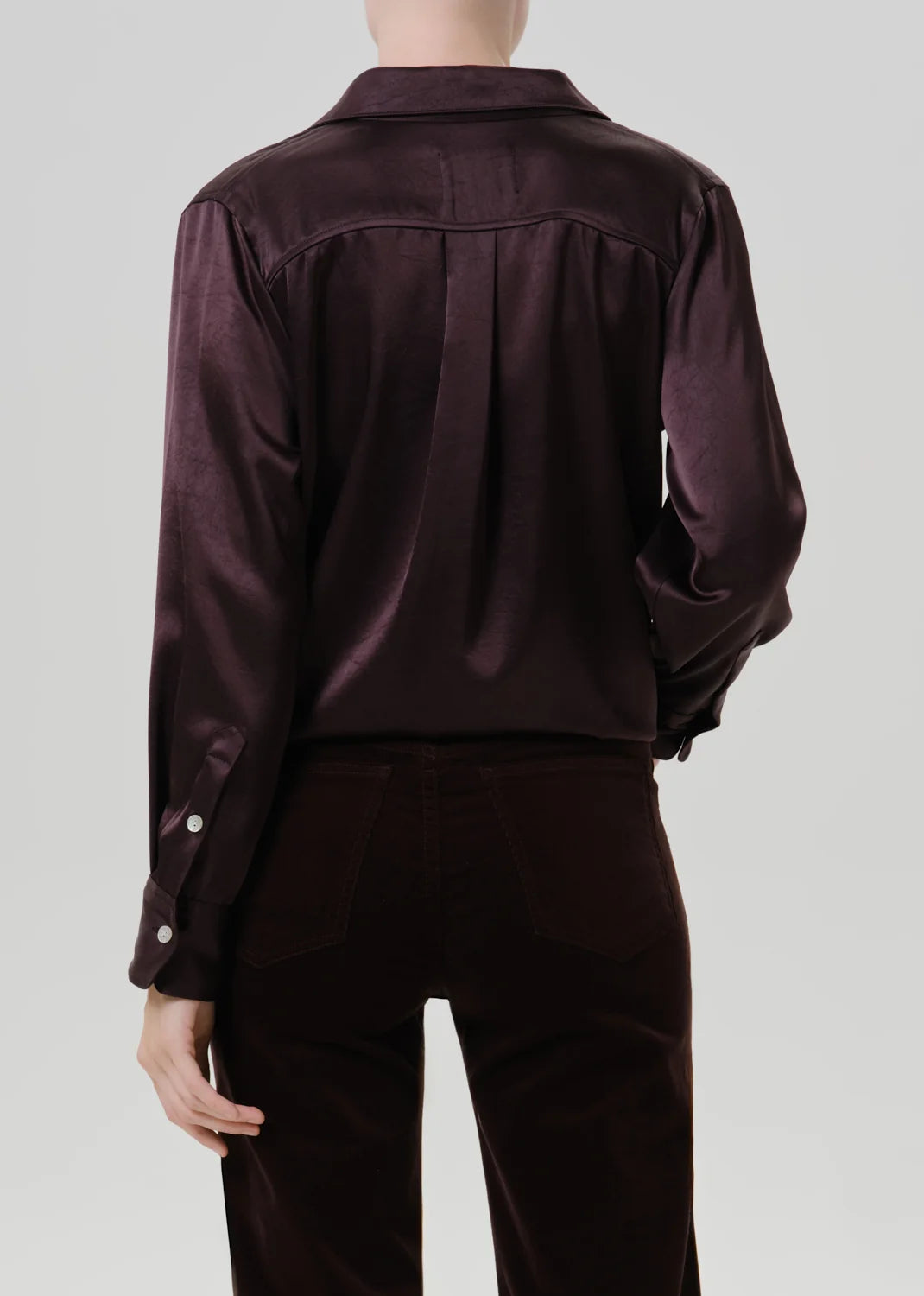 Tullah Satin Shirt by Citizens of Humanity, detail view