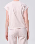 Long Line Bryce Cap Sleeve Tee by AGOLDE, full-length back view
