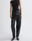 Carlin One-Shoulder Top by AGOLDE, full length view