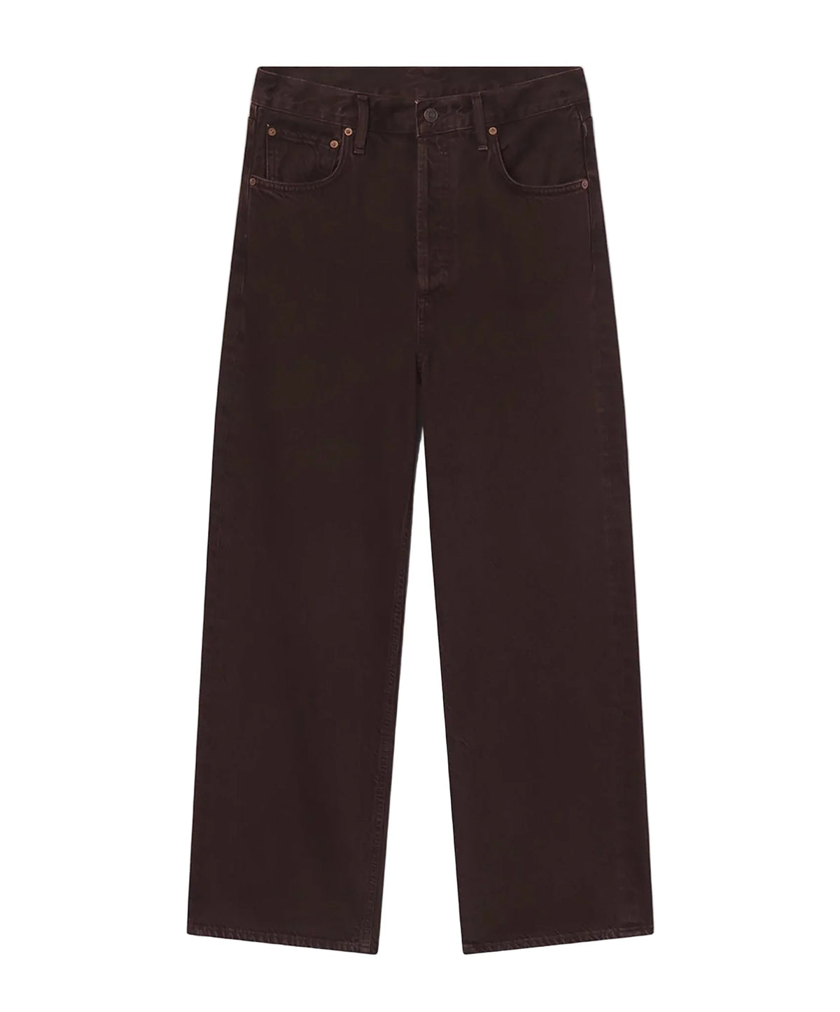 Ren Jean by AGOLDE in sloe berry, front view
