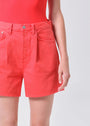 RHODA PLEATED A-LINE SHORT