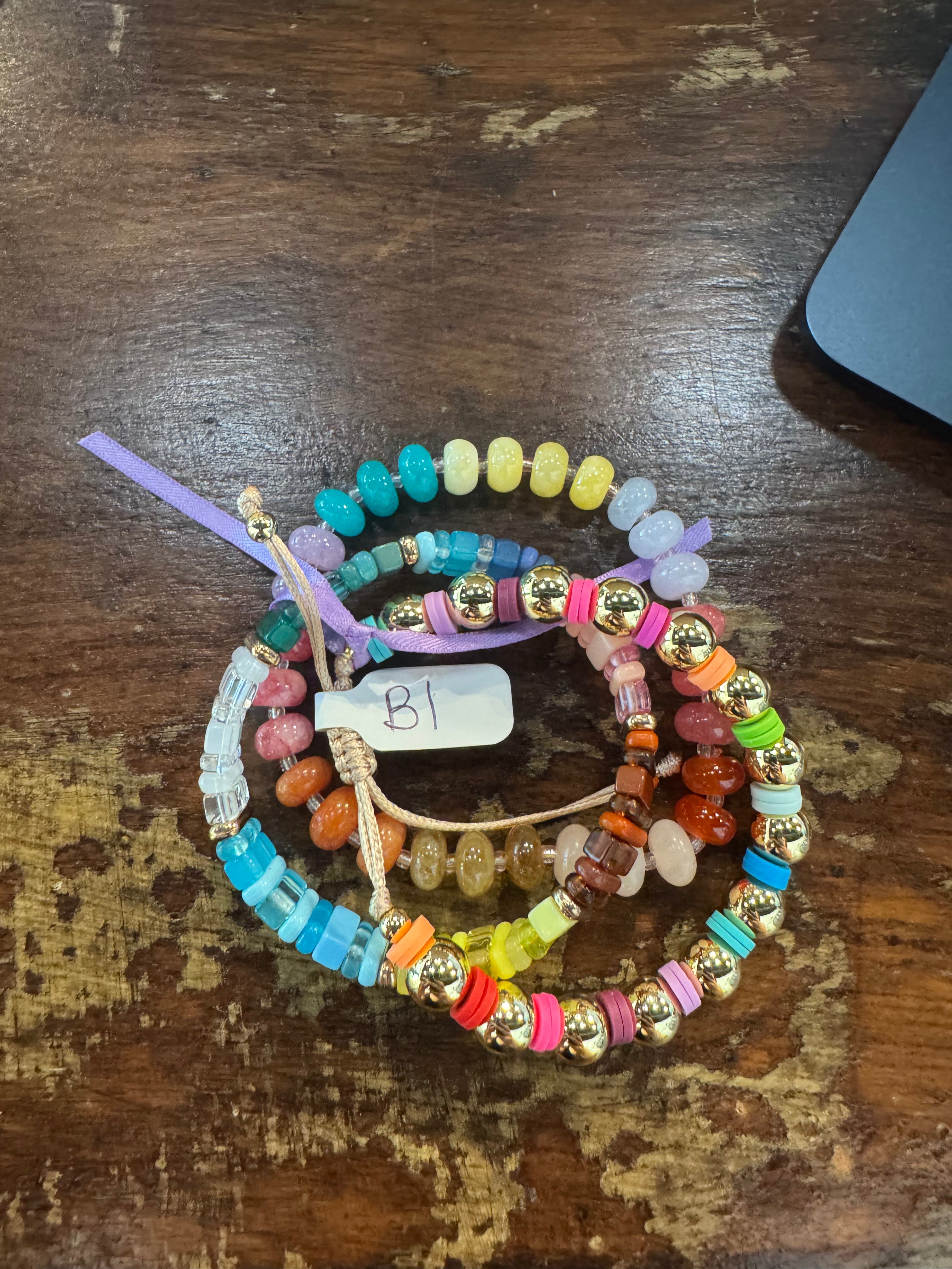 GEM BRACELET (3 STACK)