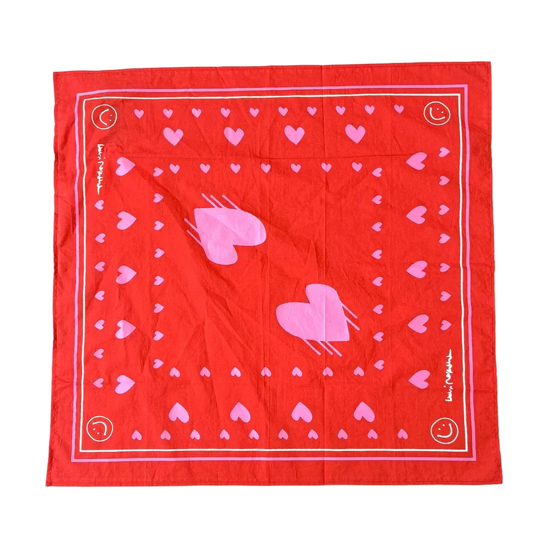 DRIPPY HEART BANDANA