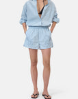 RELAXED SHORTS WITH STITCHING