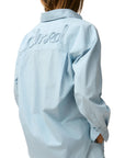 OVERSIZED SHIRT WITH STITCHING