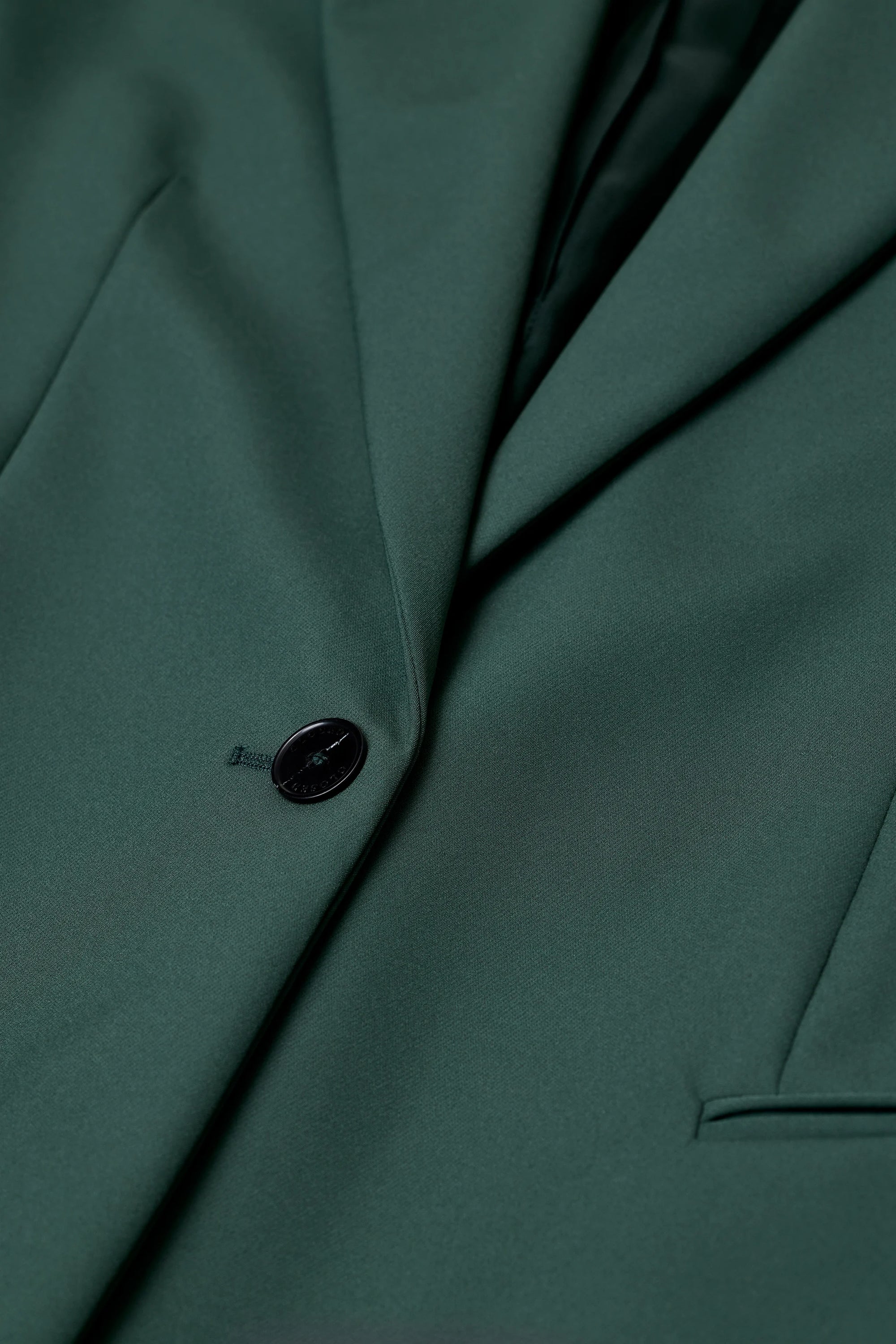 Contemporary Blazer by CLOSED in royal green, back view