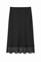 LACE TRIM SKIRT