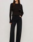 COTTON RIBBED LONGSLEEVE TOP