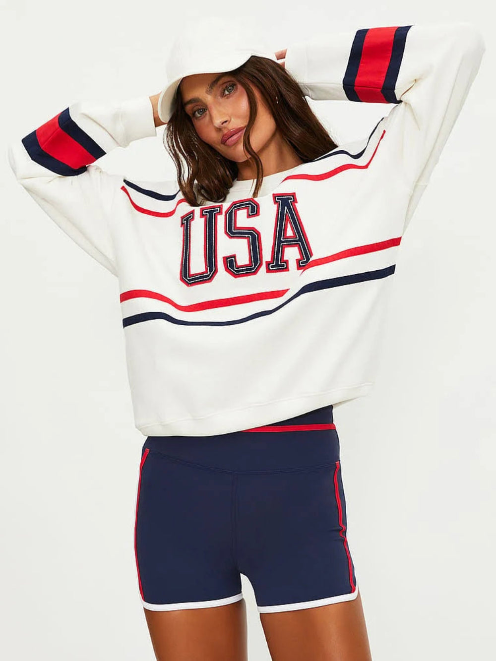 Devyn Oversized Sweatshirt Firework Colorblock