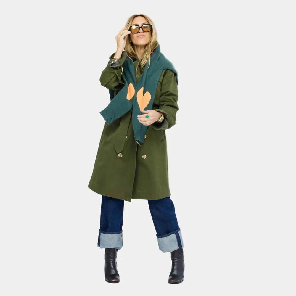 COLOR WASHED TRENCH