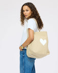 KR IMPERFECT HEART HOBO TOTE