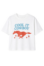 Cool It Cowboy Everyday Tee by Sunny Somewhere, front view
