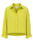 Tia Faded Stripe Shirt by Kerri Rosenthal, front view