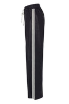 LEATHER ATHLETIC PANTS