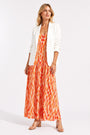 Annebeth Ikat V-Neck Dress by Rabens Saloner, styled view
