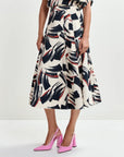 JAELYN DEEP PLEAT MIDI-SKIRT (COMES IN 2 COLORS)